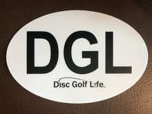 Load image into Gallery viewer, Disc Golf Life DGL Oval Sticker