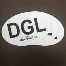 Load image into Gallery viewer, Disc Golf Life DGL Oval Sticker